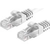 Patch cable, RJ45 plug, straight to RJ45 plug, straight, Cat 6A, U/UTP, PVC, 0.5 m, white, BYB-5-87F5013