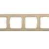 VALENA Ramka poczwórna pozioma kremowa 774354