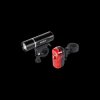 Lampa rowerowa przednia i tylna 2 tryby pracy zasilanie 4+2xAAA / URZ0910