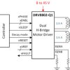 Automotive, 47-V, 1.6-A, dual H-bridge motor driver with current regulation