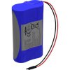 Ansmann 2447-3030-60 Akkupack 2x 18650 Li-Ion Battery Pk 7.2V 2600mAh Recharge.