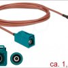 89659 HF cable, FAKRA Z plug > FAKRA Z socket, 1.8m