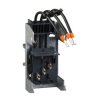 Schneider Electric AK5PA231 Adapter szyn zbiorczych, 25A, 3szt, +1 szyna DIN 3HP Adapter do szynoprzewodów szary 1 szt.