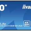 Iiyama ProLite LH5065UHSB-B1AG Wyświetlacz Digital Signage EEK: E (A - G) 126 cm 49.5 cal 3840 x 2160 Pixel 24/7
