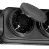 Listwa /rozgałęźnik/ do przedłużacza 2‑gniazda z/u gumowe IP44 AEI602232-L