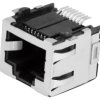 Gniazdo RJ45 8-PIN Kat 5 ekranowane złocony Układ 8p8c SMT 6339160-1