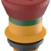 Emergency stop, rotary release, mounting Ø  16.2 mm, unlit, 1.30.074.281/0300