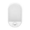 NEFRYT LED 10W. oprawa ogrodowa z czujnikiem ruchu 140st. 850lm. IP54. 4000K. biała OR-OP-6110WLPMR4