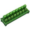 ELECTRONICS-SALON DIN Rail Mount Pluggable Side Wiring 8x3 Pole 10A/300V Terminal Block Module.