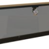 Door panel, foldable, steel/acrylic, (W x H x D) 483 x 133 x 41 mm, black, RMSC1903BK1