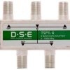 Rozgałęźnik CATV 1x4 DSE TSP1-4