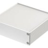 Aluminum enclosure kit, (L x W x H) 105 x 100 x 32 mm, natural, IP40, 97115100.HMT1