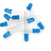 10szt. DIODA LED 3mm NIEBIESKA MATOWA 3V
