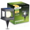 Lampa Solarna Ogrodowa Led Kwadrus Wbijana Zewnętrzna Kula 3000K Lumiled