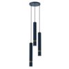 Lampa Wisząca Joker Navy Blue/Gold 3Xgu10 Mlp8920 Milagro