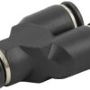 Pneumatic Y Tube-to-Tube Adapter, 20 barów