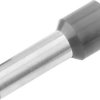 Cimco 187020 Końcówka rurkowa 4 mm² z częściową izolacją szary 100 szt.