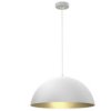 Lampa Wisząca Beta White/Gold 1Xe27 45Cm Mlp7974 Milagro