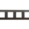 DANTE Ramka poczwórna tworzywo lakierowane GRAFIT 456084
