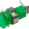 Gniazdo panelowe bezp. 4mm GLP301-GN 32A CAT II 1000V
