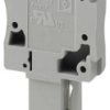 Plug, spring balancer connection, 0.08-6.0 mm², 1 pole, 32 A, 8 kV, gray, 3042751