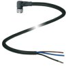 Pepperl+Fuchs 316958 Złącze konfekcjonowane czujnika/aktuatora V3-WM-BK5M-PUR-A, piny: 3, 5 m, 1 szt.