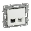 NILOE/NILOE SELECTION Gniazdo RJ12+RJ45 kat.5e UTP białe 764570 LEGRAND