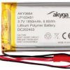 Pakiet akumulatorów Akumulator specjalny, LiPo Akyga LP103451, 3.7 V, 1850 mAh