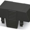 Upper part of housing, ABS/PC, (W x H x D) 35.1 x 75 x 36.95 mm, black, for enclosure, 1070717