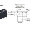 Przekaźnik G5Q-14; PCB Omron; 12VDC; 1P; NO/NC