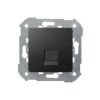 SIMON 82 Pokrywa gniazda RJ45 grafit 1 gniazdo z adapterem i żaluzjami 82005-38 KONTAKT SIMON