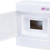 Rozdzielnica modułowa 1x8 natynkowa drzwi białe / IP 40 400V AC / ECT8PO 001101005