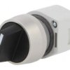 Przełącznik Obrotowy 22Mm Poz.Stab 2 Biały/Czarny Brak Ip65 704.411.0
