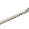 Cat6a Kabel Ethernet długość 100 m RS PRO Biały Polichlorek winylu Ekranowane