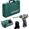 Wiertarko-wkrętarka akumulatorowa Metabo PowerMaxx BS 600080500 10.8 V 2.0 Ah zaw. 2 akumulatory, zaw. ładowarkę, zaw. w
