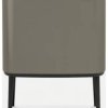 brabantia Bo Touch Bin 316142 Kosz na śmieci 34 l stal (D x S x W) 312 x 540 x 680 mm Platinum/Black 1 szt.