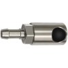 Push button safety clutch, L 86 mm, 16 bar, stainless steel, for hose, 141961