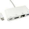Adapter, do wyświetlaczy: 1, USB C, USB 3.1, HDMI