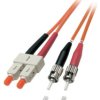 Duplex-jumper, SC to ST, 1 m, OM2, multimode 50/125 µm, O6353.1