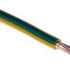 Przewód montażowy 10mm² Zielony/Żółty RS PRO PVC 8 AWG 750 V dł. 100m 7/1,34 mm +70°C Euroclass Eca