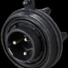 PX0730/P Connector, front panel, 3-pin, plug