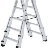 MUNK Günzburger Steigtechnik 042710 aluminium Drabina składana ze stopniem 13.6 kg