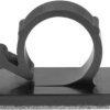 Cable clamp, for magnetic use, max. bundle Ø 13 mm, PA, black, self-adhesive, (L x W x H) 25 x 25 x 16.5 mm, 151-04465