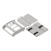 Obudowa modułowa na szynę iot.ZD3005 pi5 jasna ABS V0 - IOT.ZD3005 Pi5J ABS V0