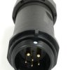 Przemysłowe złącze okrągłe 6-pinowe SP21 Układ szeregowy Gniazdo RS PRO Męski IP68 SP2111C