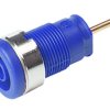 Gniazdo bananowe Żeński Połączenie lutowane typ Gniazdo bananowe Niebieski 24A Hirschmann Test & Measurement rozmiar