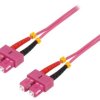 Patch cord światłowodowy OM4 SC/UPC,z obu stron 20m LSZH FP4SC20