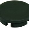 Front cap, Ø 20 mm, black, for rotary knobs, 4311.0031