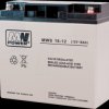 MWS 18-12 AGM battery, 12 V, 18 Ah