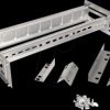 26210112 19-inch DIN rail support 4 U, silver color